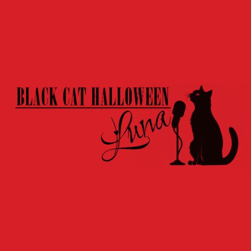 BLACK CAT HALLOWEEN Logo